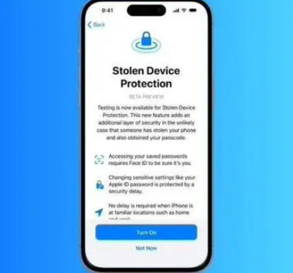 泾源苹果授权维修店分享被盗设备保护功能开启方法 