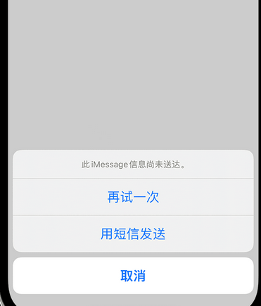 泾源apple维修iPhone上无法正常发送iMessage信息