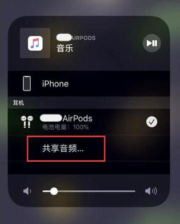 泾源苹果14音频维修点分享iPhone14音频共享设置方法 