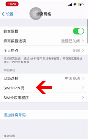 泾源苹果14维修网分享如何给iPhone14的SIM卡设置密码 