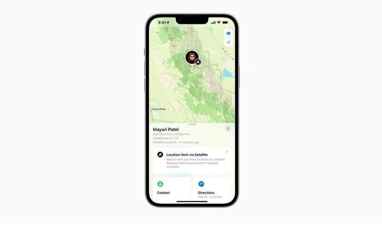 泾源苹果14维修分享iPhone14系列中 FindMy功能通过卫星分享位置方法教程 